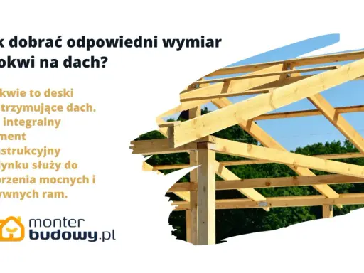 Drewniana konstrukcja dachu z widocznym rozstawem krokwi, tworząca sztywne ramy budynku.