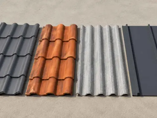Różne rodzaje pokryć dachowych: blachodachówka, dachówka ceramiczna, eternit i blacha trapezowa. Idealne do montażu na starym dachu.
